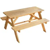 Fun House Ensemble de meubles de jardin , rectangulaire, bois, 95x75x53cm