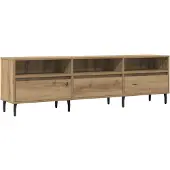 vidaXL Armoire TV Artisan-Chêne 150x30x44,5 cm Bois composite