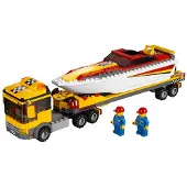 LEGO City - Le transport du bateau à moteur - 4643