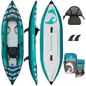 Spinera Kayak gonflable Hybris 320, bleu, 320 x 90 cm, bleu, 320 x 90 cm