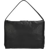 Mandarina Duck Mellow Leather Hobo Shoulder Bag Noir