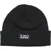 Mister tee Bonnet 'I Don´t Care' noir / blanc