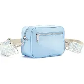 LASCANA Sac à bandoulière bleu / argent / blanc