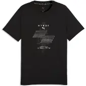 Puma T-Shirt fonctionnel 'X Hyrox' gris / noir / blanc