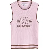 Next Tops en tricot marron / rose