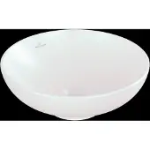 Villeroy & Boch Lavabo à poser V&B LOOP & FRIENDS avec PLC d= 420mm stone white C+ (420 mm, 420 mm)