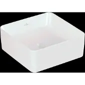 Villeroy & Boch Collaro lavabo à poser - carré 38x38cm - sans trop-plein sans trou de robinetterie blanc 4a213801