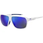 Under Armour Lunettes de Soleil UA DOMINATE 62/12/130 Matte white blue Polyamide UNISEX UA DOMINATE