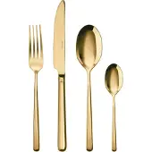 Sambonet Linear Edelstahl/PVD Gold Besteck 24tlg.Vh. S0025-S00017-52713G81