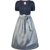 Spieth & Wensky Dirndl 'Hallein' bleu foncé