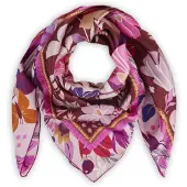 Codello Foulard mélange de couleurs / rose / rouge