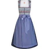 Spieth & Wensky Dirndl 'Ghiese' bleu