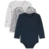 Tommy Hilfiger Barboteuse / body 'Essential' bleu marine / blanc