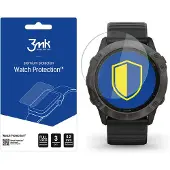 3MK hybrid glass Watch Protection FG for Garmin Fenix 6X Pro, Film de protection pour smartwatch, Transparent