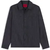 HUGO Chemise Oversize en denim de coton indigo