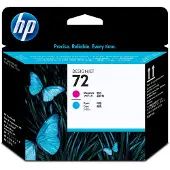HP 72 Ink Cartridge Bleu