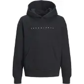 Jack & jones Junior Sweat 'JJEStar' noir / blanc