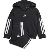 Adidas Essentials 3 Stripes Joggers Set Noir 6-9 Months Enfants