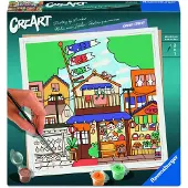 Ravensburger Puzzle Peinture au Numéro - CréArt - Kawaii Street - Niniwanted
