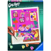 Ravensburger Puzzle Peinture au Numéro - CréArt - Pyjama Party - Marie Boiseau