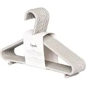 3 Sprouts Cintre - 15 Pack - 29,5 x 17,5 cm - Gris - - UneTaille - Cintre