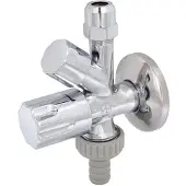 Schlosser JS, robinet à combinaison, auto-étanche, avec poignée design, 1/2", plaqué chrome
