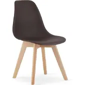 Leobert Chaise KITO café / pieds naturels x 1