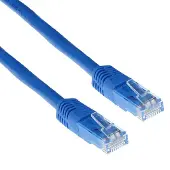 ACT CAT6A UTP 3m 3m Cat6a U/UTP (UTP) bleu Câble réseau (IB3803)