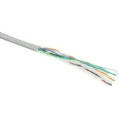 ACT Es305b Cat5e U/utp Solid Pvc Cat5e Network Cable 305 M Argenté