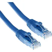 ACT Cat6A UTP 3m, 3 m, RJ-45, RJ-45, Bleu