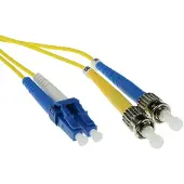 ACT 1.5 mètre LSZH monomode 9/125 OS2 fibre patch duplex avec connecteurs LC et ST