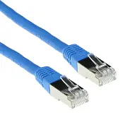 ACT ADVANCED CABLE TECHNOLOGY Câble de raccordement CAT6A LSZH SFTP bleu de 5 mètres avec connecteurs RJ45