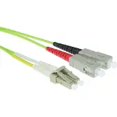 ACT 5 mètres de câble patch fibre LSZH multimode 50/125 OM5 duplex avec connecteurs LC et SC (5 m)