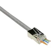 ACT Td168c Cat6 Rj45 Conector Argenté