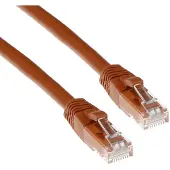 ACT Brown 7 mètre U/UTP CAT6 patch cable snagless with RJ45 connectors