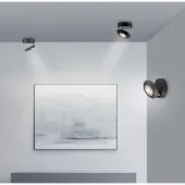 Neuhaus Spot LED au plafond Pure Oculis Black Pearl