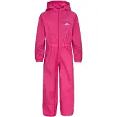 Trespass Button Rain Suit Rose 5-6 Years Fille