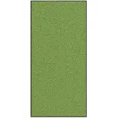 vidaXL Tapis d'entrée Autre Vert et Noir 120 x 250 cm Polyamide et PVC