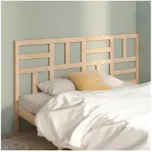 vidaXL Tête de lit 186x4x104 cm pin massif