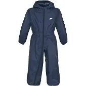 Trespass Button Rain Suit Bleu 5-6 Years Enfants