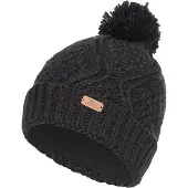 Trespass Bonnet à pompon ZYRA, Noir