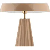 Leitmotiv - Lampe de table Amplio Xl - Marron - Ø30cm Lampe de table - Lampe de chevet, salon, chambre à coucher