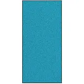 vidaXL Tapis d'entrée Autre Cyan et Noir 120 x 250 cm Polyamide et PVC