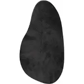 vidaXL Tapis HUARTE Noir 100 x 200 cm Polyester