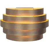 Highlight Applique murale design Scudo Bronze cuivré avec or 20cm