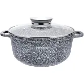 Klausberg Casserole en Marbre 3,3L 22cm avec Aroma Knob Marbrée