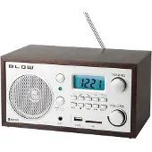 BLOW Bluetooth Radio AM/FM USB SD AUX, brun, modèle RA2, qualité d'origine