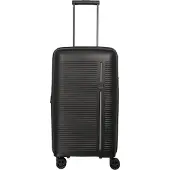 Travelite Roomer 4w Trunk M 66/74l Trolley Bag Noir