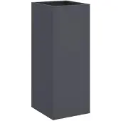 vidaXL Jardinière anthracite 32x29x75 cm acier