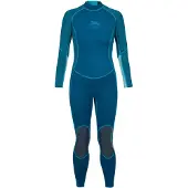 Trespass Lox 3 Mm Woman Long Sleeve Back Zip Neoprene Suit Bleu XL Femme